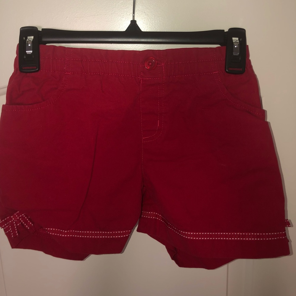 Red shorts